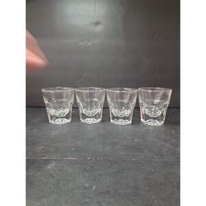 Libbey Duratuff Glasses Gibraltar Rocks Glass 4.5oz 133ml Set of 4 Vintage